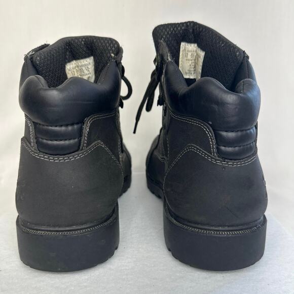 Texas Steer black work/safety boots men 8.5 slip & Oil resistant . - Picture 4 of 8